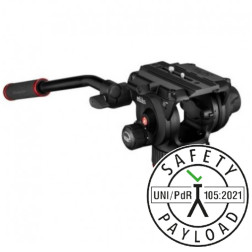 504X Rotule Video Fluide Base Plate Charge max 12kg Rotu Manfrotto