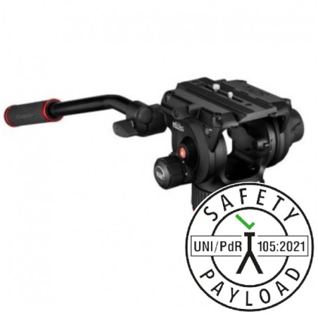 504X Rotule Video Fluide Base Plate Charge max 12kg Rotu Manfrotto