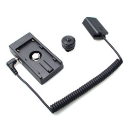 Sony NP-FW50 Full Decoding Dummy Battery + F970 Battery Gusset (spring cable) Caruba