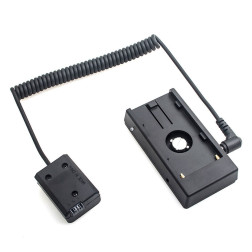 Sony NP-FW50 Full Decoding Dummy Battery + F970 Battery Gusset (spring cable) Caruba