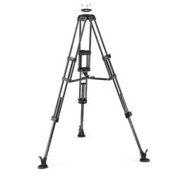 MVTTWINMC Trepied video carbone Twin MS Manfrotto