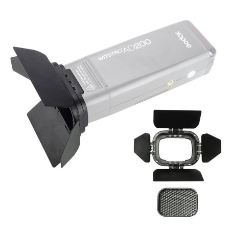 Barndoor Kit AD200 Découvrez le kit Barndoor Godox BD-07