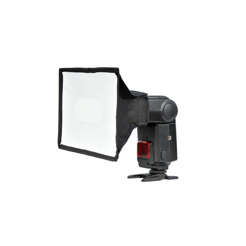 Portable Softbox voor Speedlite 10x10cm Portable Softbox voor Speedlite 10x10cm