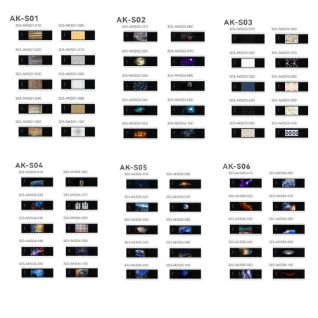 Slide Filter Full Set (60 pcs) Découvrez le Godox Slide Godox