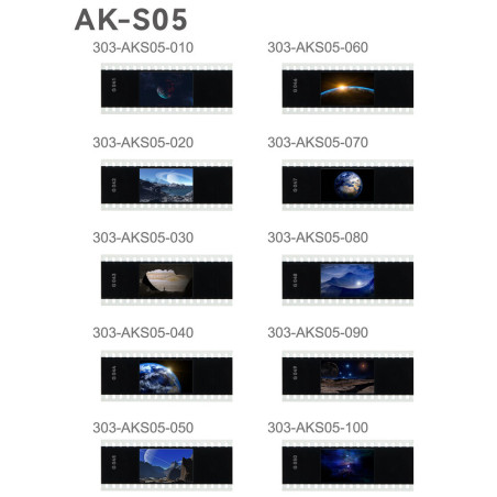 Slide Filter AK-S05 (10 pcs) Découvrez le Godox Slide Fi Godox