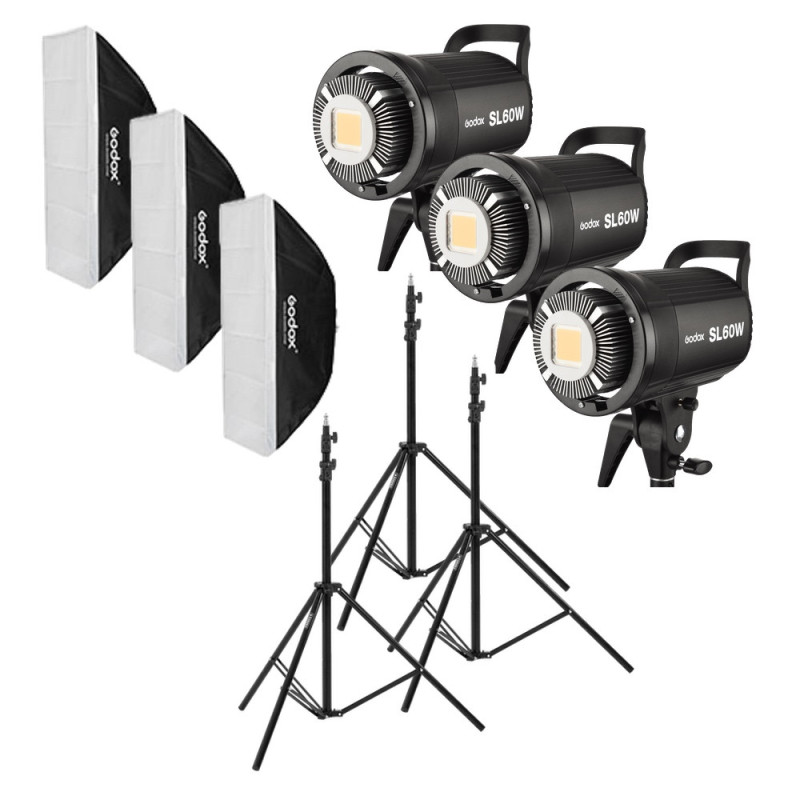 SL60W Trio kit - Video Light SL60W Trio kit - Video Light