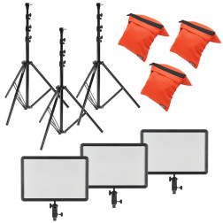 LEDP260C Triple Starter Kit Découvrez le kit de trépied Godox