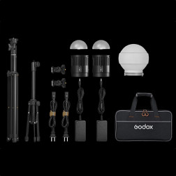 LC30BI-K2 Kit 2 projecteurs de table Litemons Bicolor Dé