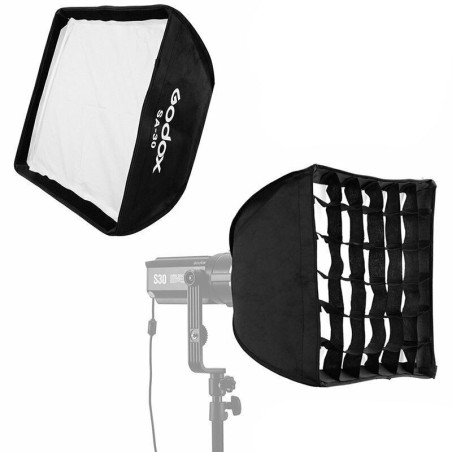 Softbox + Grid 30x30cm Découvrez le Godox Softbox + Grid Godox
