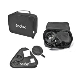 Godox S-type Bracket Bowens + Softbox 80x80cm + Grid Godox