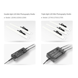 Portable Triple Light LED Ministudio L60x60x60cm Godox