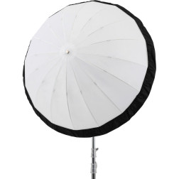 105cm Zwart en Zilver Diffuser voor Parabolische Paraplu
