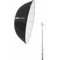 105cm Parabolische Paraplu Zwart & Wit 105cm Parabolische Paraplu Zwart & Wit