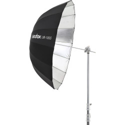105cm Parabolische Paraplu Zwart & Zilver Godox
