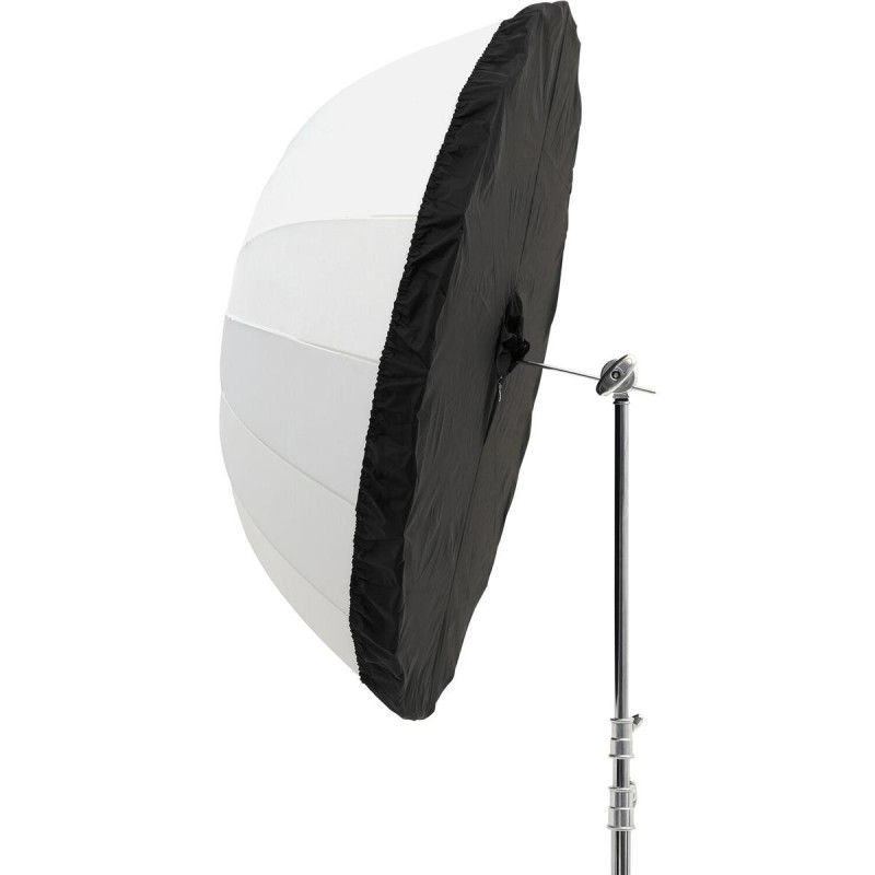 130cm Zwart en Zilver Diffuser voor Parabolische Paraplu
