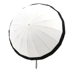 130cm Zwart en Zilver Diffuser voor Parabolische Paraplu Godox