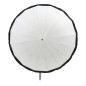 130cm Zwart en Zilver Diffuser voor Parabolische Paraplu
