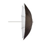 185cm Flitsparaplu Zwart/Wit