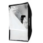 Softbox met Paraplu Aansluiting 60x90