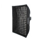 Paraplu Softbox Bowens 90x90 met Grid