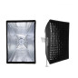 Paraplu Softbox Bowens 80x120 met Grid