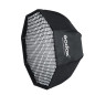 Paraplu Softbox Bowens 80cm met Grid