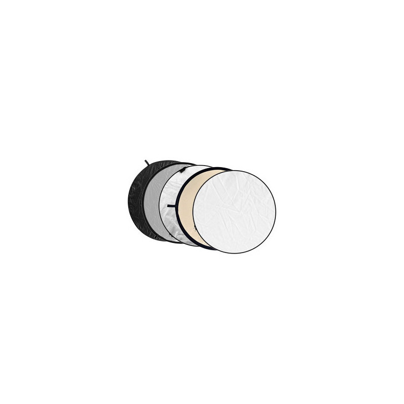 5-en-1 Reflecteur Doux Or, Argent, Noir, Blanc, Transparent - 60cm 5-en-1 Reflecteur Doux Or, Argent, Noir, Blanc, Transparent - 60cm