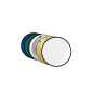 7-en-1 Reflecteur Or, Argent, Noir, Blanc, Transparent, Bleu, Vert - 60cm 7-en-1 Reflecteur Or, Argent, Noir, Blanc, Transparent, Bleu, Vert - 60cm