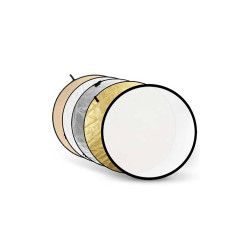 Réflecteur 5 en 1 or, argent, or doux, blanc, transparent - 80 cm Godox
