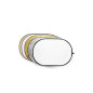 5-en-1 Réflecteur Or, Argent, Or Doux, Blanc, Transparent - 80 x 120cm