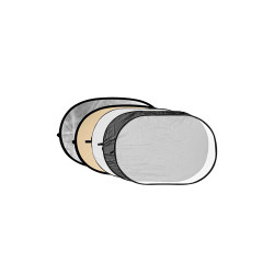 Réflecteur 5-en-1 Doux Or, Argent, Noir, Blanc, Transparent - 100x150cm Godox