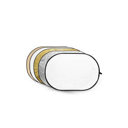 5-en-1 Or, Argent, Or Doux, Blanc, Disque Réflecteur Transparent - 150X200cm Godox