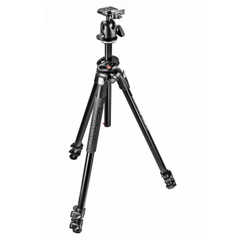 MK290DUA3-BH Dual, Kit Trépied 3 sections, alu + Rotule ball 496RC2