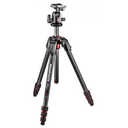 MK190GOC4TB-BH 190 Go! Carbon Fiber 4-Section Tripod with Head Manfrotto