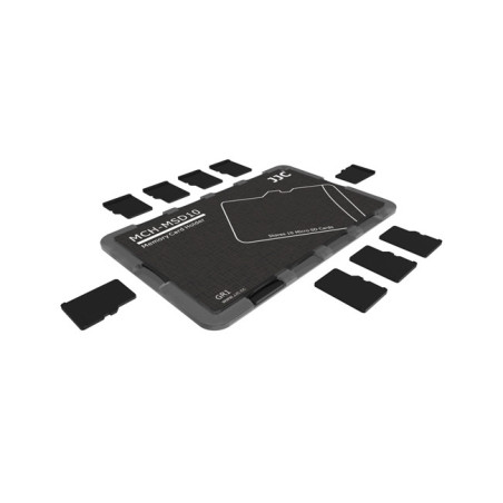 MCH-MSD10GR Memory Card Holder Découvrez le JJC MCH-MSD1 JJC