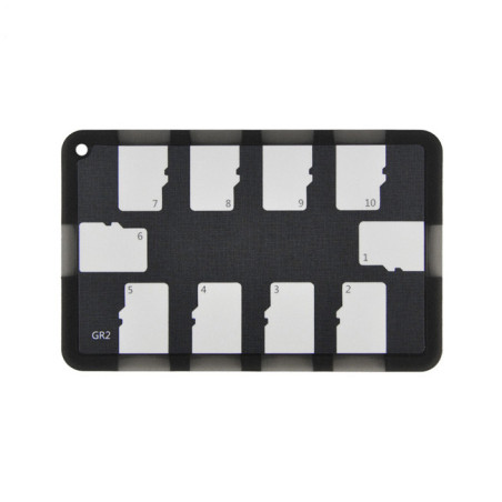 MCH-MSD10GR Memory Card Holder Découvrez le JJC MCH-MSD1