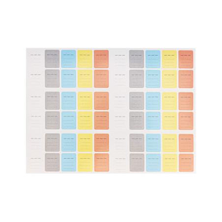 SDSL-120 Geheugenkaart Label Stickers JJC