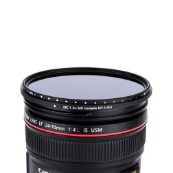F-NDV55 Variable ND Filter (ND2-400) Découvrez le filtre JJC