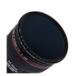 F-NDV55 Variable ND Filter (ND2-400) JJC