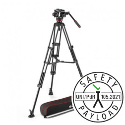 MVK504XTWINMA Rotule Video Fluide Trepied double extensi Manfrotto