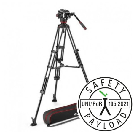 MVK504XTWINMA Rotule Video Fluide Trepied double extensi Manfrotto
