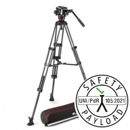 MVK504XTWINMC Rotule Video Fluide Trepied double extensi Manfrotto