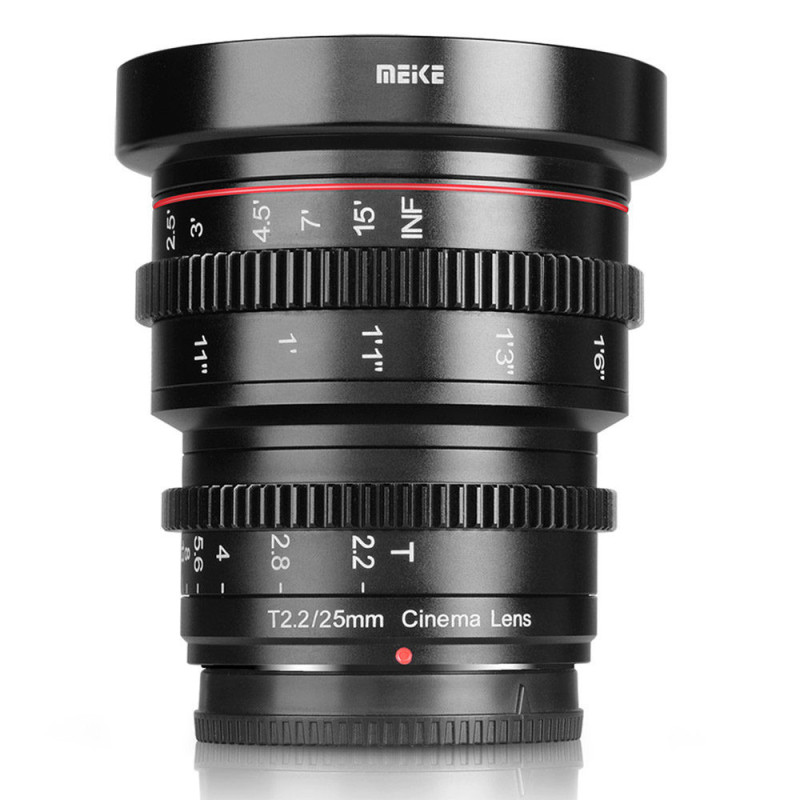 25 mm T2.2 Fuji X-monture Meike MK