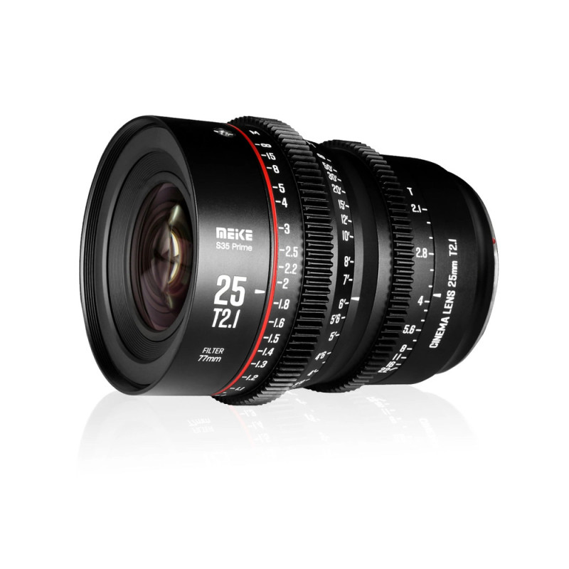 25 mm T2.1 S35 PL-Mount Meike MK 25 mm T2.1 S35 PL-Mount Meike MK