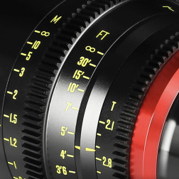 24 mm T2.1 Cine Lens Full Frame L-Mount Meike MK Meike