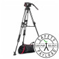 MVK509TWINFA Rotule vidéo Manfrotto 509 Pro et trépied Fast Twin 645 Alu