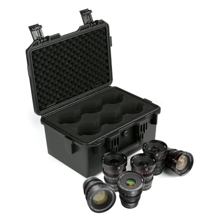 Cine Lens 6-lens Case for T2.2 Series Découvrez le Meike