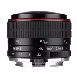 6.5 mm F2.0 Monture Sony E Meike