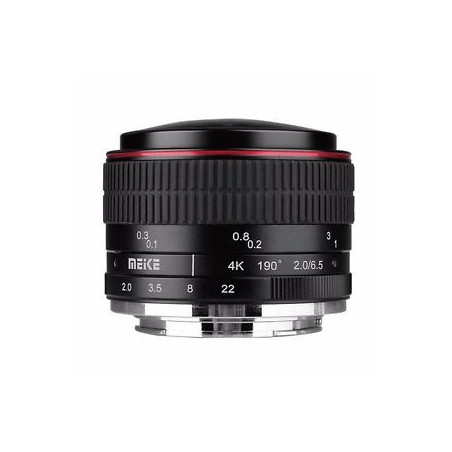 6.5 mm F2.0 Monture Sony E Meike