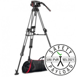 MVK509TWINFC Rotule video 509 Trepied Fast Twin 645 Carb Manfrotto